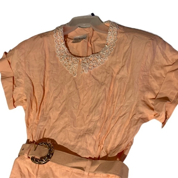 🎉🎉POSH HOST PICK NWT Vintage plus size! 80s Dress Nina Piccalino 1X with belt - Picture 6 of 8